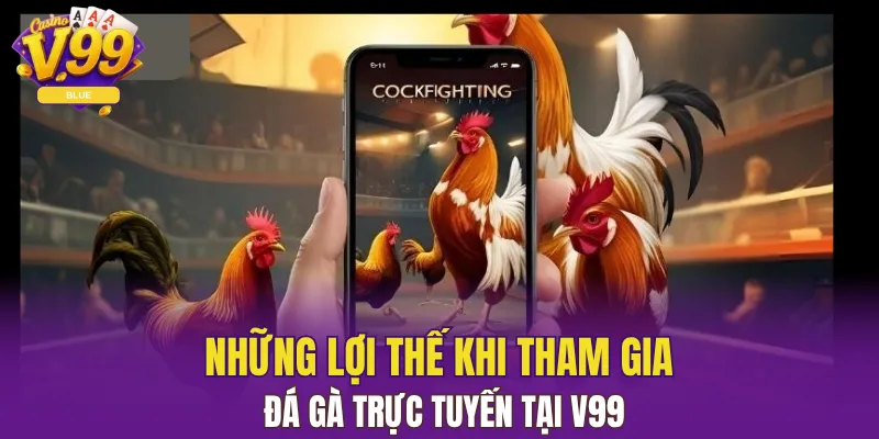 Những lợi thế khi tham gia đá gà trực tuyến tại V99